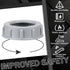 50 Pcs Plastic Insulating Bushing Threaded Electrical Bushings for EMT, Rigid or IMC Conduit Fitting (1 Inch)...