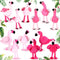 12 Pcs Plush Flamingo Party Favors 5 to 6 Inch Flamingo Keychain Pink Flamingo Stuffed Animal Mini Stuffed Animals Keychains DIY Stuffed Flamingo ...