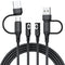 2-in-1 Shokz Charging Cable, 2 Pack Shokz Charger for AfterShokz Aeropex AS800/Shokz OpenRun Pro/OpenRun/OpenRun Mini/OpenComm USB C and USB A Cor...