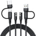 2-in-1 Shokz Charging Cable, 2 Pack Shokz Charger for AfterShokz Aeropex AS800/Shokz OpenRun Pro/OpenRun/OpenRun Mini/OpenComm USB C and USB A Cor...