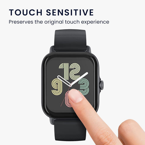 kwmobile Protective Film Compatible with Huami Amazfit GTS 3 Screen Protector - 2x Smart Watch Protector Anti-Fingerprint...