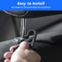 Adjustable Car Seat Headrest Hook, Universal Storage Headrest Hanger, Holder Hooks, Organizer for Vehicle, Strong and Durable Backseat Hanger Inte...