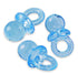 Super Z Outlet Mini Acrylic Baby Pacifiers for Baby Shower Decorations, Table Scatter, Party Favors, Games & Activities - 144 Pieces(Blue)...