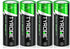 tyrone 18500 Rechargeable Battery, 3.7V 1500mAh Lithium Batteries for Flashlight, Solar Garden Light with Flat top 4 Pack...
