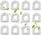 Cat Water Fountain Foam Filters, Compatible with Multiple Pet Fountain Dispenser Sponge Filters (12 Pcs)...