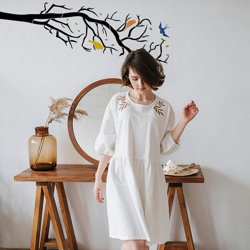 FINGERINSPIRE 4PCS Tree of Life Painting Stencil 11.8x11.8 inch Reusable Tree Branches Drawing Template Layered Large Life Tree Stencil Decorative...