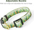 Dog Collar, Adjustable Boho Dog Collars for Medium Dogs, Cute Personalized Puppy Collar for Boy and Girl Dogs, Soft Nylon Pet Collar with Quick Re...
