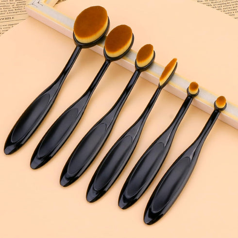 6 Pack Blending Brush for Card Making Crafting Ink Blender Brushes Set Tool Crafter Paper Background Brush Drawing (Brown)...
