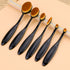 6 Pack Blending Brush for Card Making Crafting Ink Blender Brushes Set Tool Crafter Paper Background Brush Drawing (Brown)...