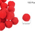 MECCANIXITY Pom Felt Balls Felting Fabric 1.5cm 15mm Red for Home Craft Project DIY Pack of 100...