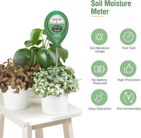 Soil Moisture Meter, Plants Moisture Meter, Plant Water Meter for Indoor/Outdoor Plants? Hydrometer for Plants?Green?...