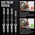 17Pcs Black Self Centering Drill Bit Set 1/4" Hex Shank VIX Bit, 5/64-1/4” Quick Change Hinge Center Drill Bits with 1 Hex Key & 8 Drill Bits for ...