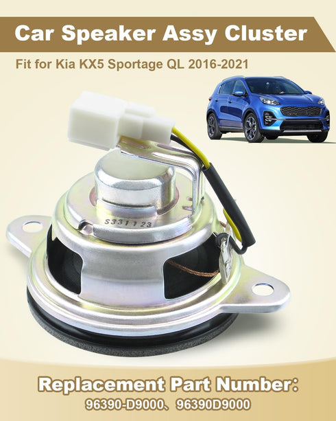Car Speaker Assy Cluster 96390-D9000 Fit for Kia KX5 Sportage QL 2016 2017 2018 2019 2020 2021, Replace 96390D9000 Cluster Speaker Assembly...