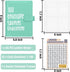 100 Envelopes Money Saving Challenge Binder, A5 Budget Binder with Cash Envelopes, Savings Challenges Book to Save $5,050, 10,000, 500, Budget Pla...