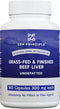Zen Principle Ultra-Pure Desiccated Beef Liver, Grass-Fed, Pasture-Raised Cows. No Hormones or GMO. Natural Energy and Workout Boost from Iron, Am...
