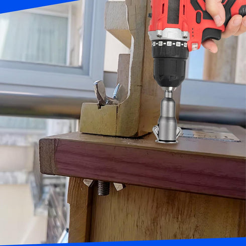 SPEEDWOX 2PCS Power Wing Nut Driver Set 1/4 Inch Hex Shank Steel Drills Bits Wing Nuts Drill Bit Socket Wrenches Tools Slot Set For Panel Nuts C H...