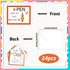 24 Pcs Open When Envelopes, Colorful Open When Letters Kit Envelopes, Open When Cards for College Student, Long Distance Gifts For Daughter Son Bo...