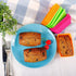 Webake Rectangular Jumbo Cupcake Liners, 4.3 Inch Silicone Baking Cups Reusable Muffin Cups Nonstick Mini Loaf Pan (Pack of 12)...