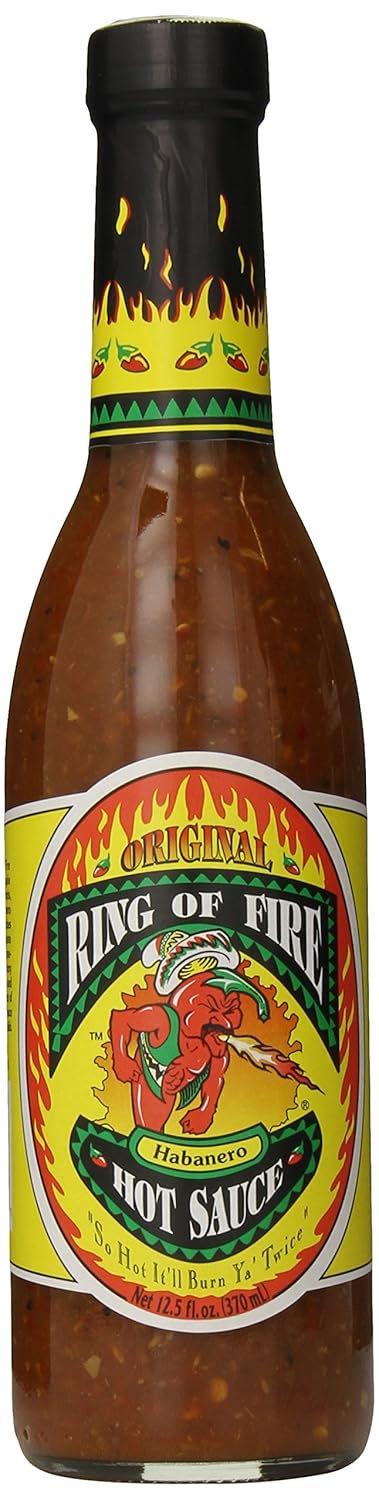 Ring Of Fire Original Habanero Hot Sauce, 12.5 Ounce...
