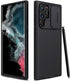 CloudValley for Samsung Galaxy S22 Ultra Case with Slide Camera Cover, Hard PC Back & Soft Bumper Full-Body Protection, Slim Shockproof Protective...