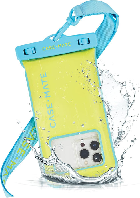 Case-Mate IP68 Waterproof Phone Pouch - Travel Beach Cruise Ship Essentials - Floating Waterproof Phone Case with Crossbody Lanyard for iPhone 15 ...