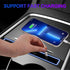 CICMOD Car USB Charger for Tesla Model 3/Y 2021 2022 2023 Multi Port USB Hub Docking Station with Touch Control Blue LED Light, Fit Center Console...
