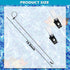 2PCS Swimming Pool Skimmer Basket Handle, Skimmer Basket Hook, Long Stainless Steel Skimmer Lid Lifting Hook for Pool Cleaning and Pool Maintenanc...