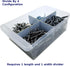 IRIS USA Compatible Configurable Large Drawer Dividers for Plastic Storage Craft Cabinets (4X Length + 4X Width Pieces)...