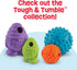Brightkins Tough & Tumble Small Pufferfish - Interactive Dog Puzzle Toy for All Breeds, Rubber Dog Toys for Aggressive Play...