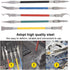 125 5pcs Dual Ends Metal Spudger Set, Professional Pry Opening Spudger, Mainboard Chip Disassemble Removal Accessories Kit for Mobile Phone(5X Bla...