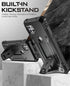 Poetic Revolution Series Case for Motorola Moto One 5G Ace (2021), Full-Body Rugged Dual-Layer Shockproof Protective Cover with Kickstand and Buil...
