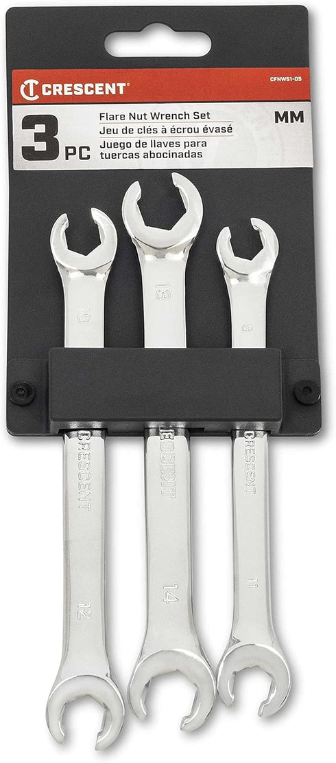 Crescent 3 Piece Metric Flare Nut Wrench Set - CFNWS1-05...