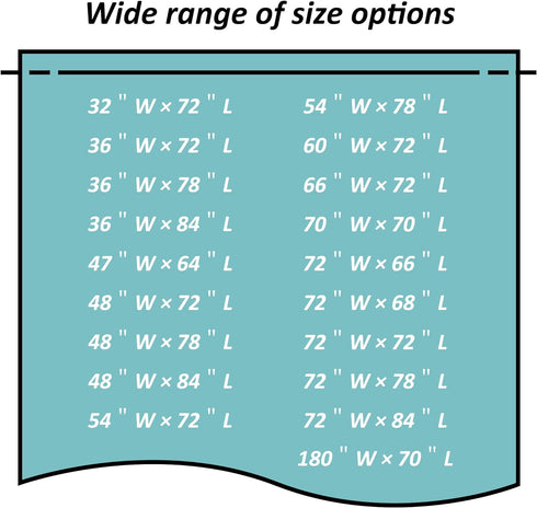 Mrs Awesome Long Shower Curtain Liner with 6 Magnets 72 x 78 inch, PEVA 8G Thick & Heavy Duty Plastic Shower Curtain for Bathroom, Waterproof,72x7...