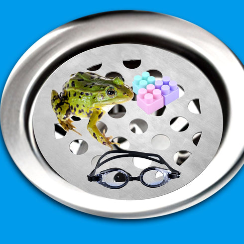 Stainless Steel Grate, Leaves Animals into Pump Tube & Filter Protect Pool Equipment...