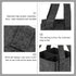 Foldable Tote Bag 4 Bottle Wine Carrier Tote Wine Bottle Bags Felt Wine Carrier Reusable Grocery Bags for Travel Camping and Picnic Dark Grey Coll...