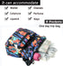 Nylon Floral Multi-Pocket Crossbody Purse Bags for Women Travel Shoulder Bag...
