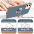Hython Case for iPhone 12 Case & iPhone 12 Pro Case with Ring Stand, 360° Rotatable Ring Holder Magnetic Kickstand, Shiny Plating Rose Gold Edge S...