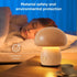 Wooden Mushroom Lamp, Portable Cordless Small Lamp, Rechargeable Battery Operated Lamp,Stepless Dimming, Night Light for Birthday Gifts...