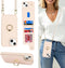 for iPhone 14 Case with Card Holder for Women,iPhone 14 Phone Case with Strap,Crossbody Lanyard,Ring Stand,Snap Clasp,Cute Wallet Cases 6.1 inch (...