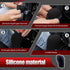 2 PCS Car Silicone Gear Shift Protector, Anti-Slip Flexible Protective Cover for Shift Knob, Waterproof Easy-Grip Shifter Cover, Universal Automat...