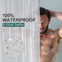 AmazerBath Plastic Shower Curtain Clear Premium PEVA, Clear Shower Curtain Heavy Duty 8G, Weighted Shower Curtains for Bathroom Accessories with 3...
