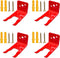4 Pack Universal Fire Extinguisher Bracket, Fire Extinguisher Mounts & Brackets is Modified to Fit a Wide Range of Extinguishers from 5 to 13 lbs,...