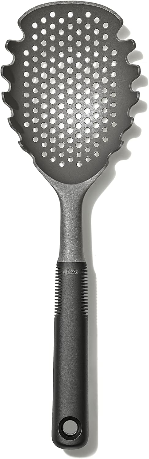 OXO Good Grips Pasta Scoop Strainer,Gray...