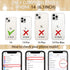 Petitian for iPhone 14 Case, Cute Women Girls Gold Butterflies Designed Phone Cases for iPhone 14, Girly Gold Plating Phone Cover for 14 with Came...