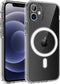 Clear Magnetic Case for iPhone 11 with Mag-Safe Wireless Charging, Soft Silicone TPU Bumper Cover, Thin Slim Fit Hard Back Shockproof Anti-Yellow ...