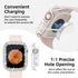 Bling Bumper Case Women Compatible with Apple Watch 45mm Full Diamond Protective Face Cover PC Frame Protector Accessories for iWatch Series 7/8/9...