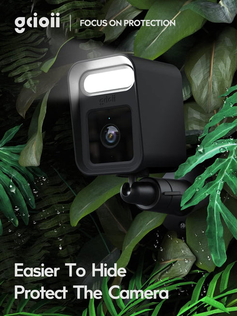 Mount for Wyze Cam V3 Spotlight Camera, Indoor/Outdoor Security Accessories?Weatherproof Protective Silicone Skin Cover and 360 Degree Adjustable ...