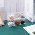 6 Packs Clear Acrylic Plastic Box, Acrylic Boxes with Lids, Small Square Plastic Containers 2.1''×2.1''×2.2'', Plastic Square Boxes for Candy, Pil...