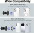 UBeesize Magnetic Car Phone Holder, Compatible with iPhone 14/13 Pro/Max/Mini, 360 Swivel, Easy Access, Wide Compatibility...
