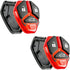 2 Key Fob Keyless Entry Remote Shell Case & Pad fits Mitsubishi Outlander Lancer Mirage i-MEIV...